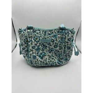 Vera Bradley Cloud Vine Mini Glenna Satchel